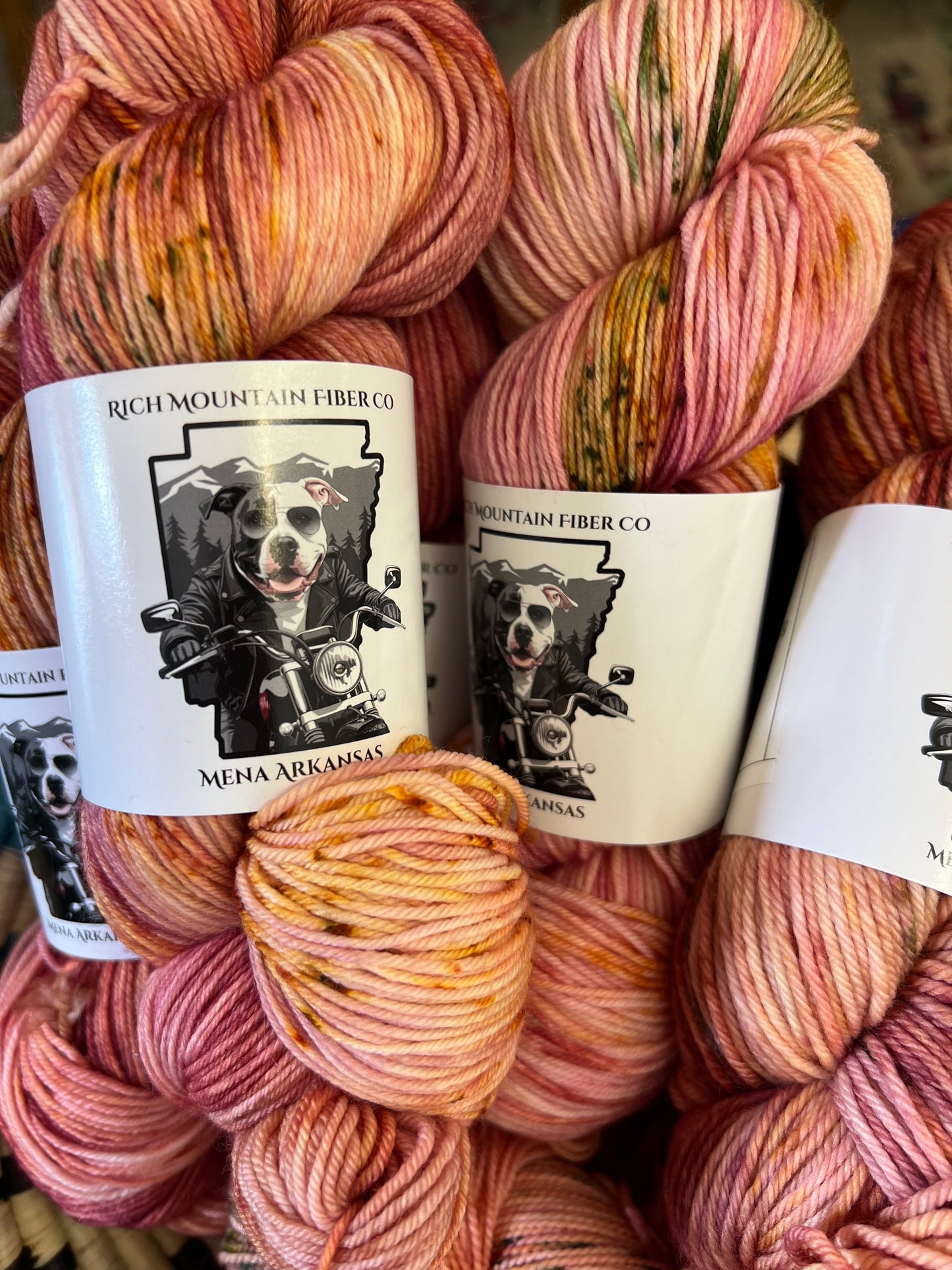 Rich Mountain Fiber Co Hand Dyed HT Fingering