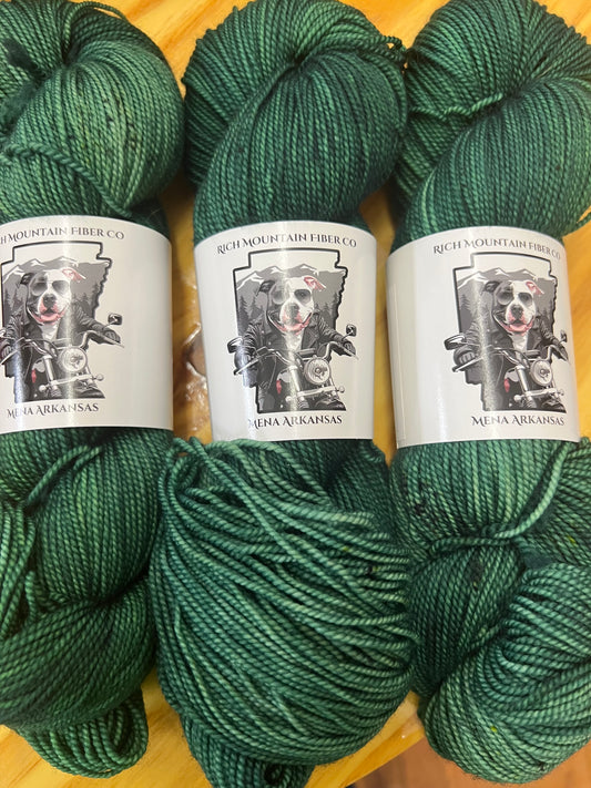 Rich Mountain Fiber Co Hand Dyed HT Fingering