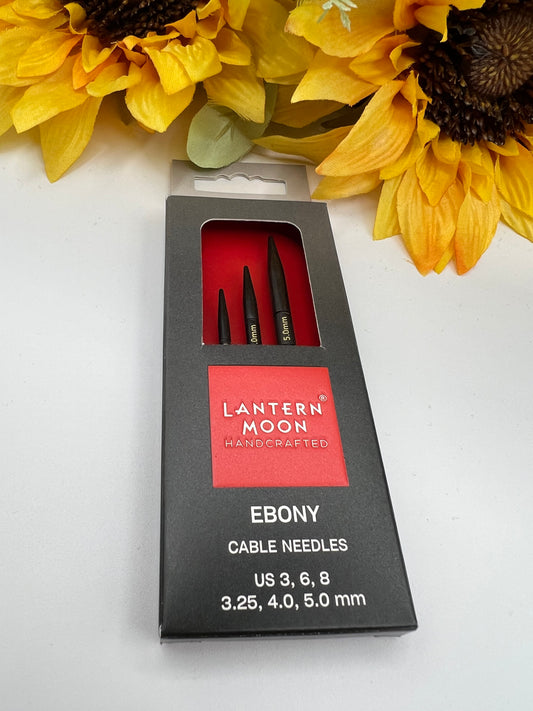 Lantern Moon Ebony Cable Needles