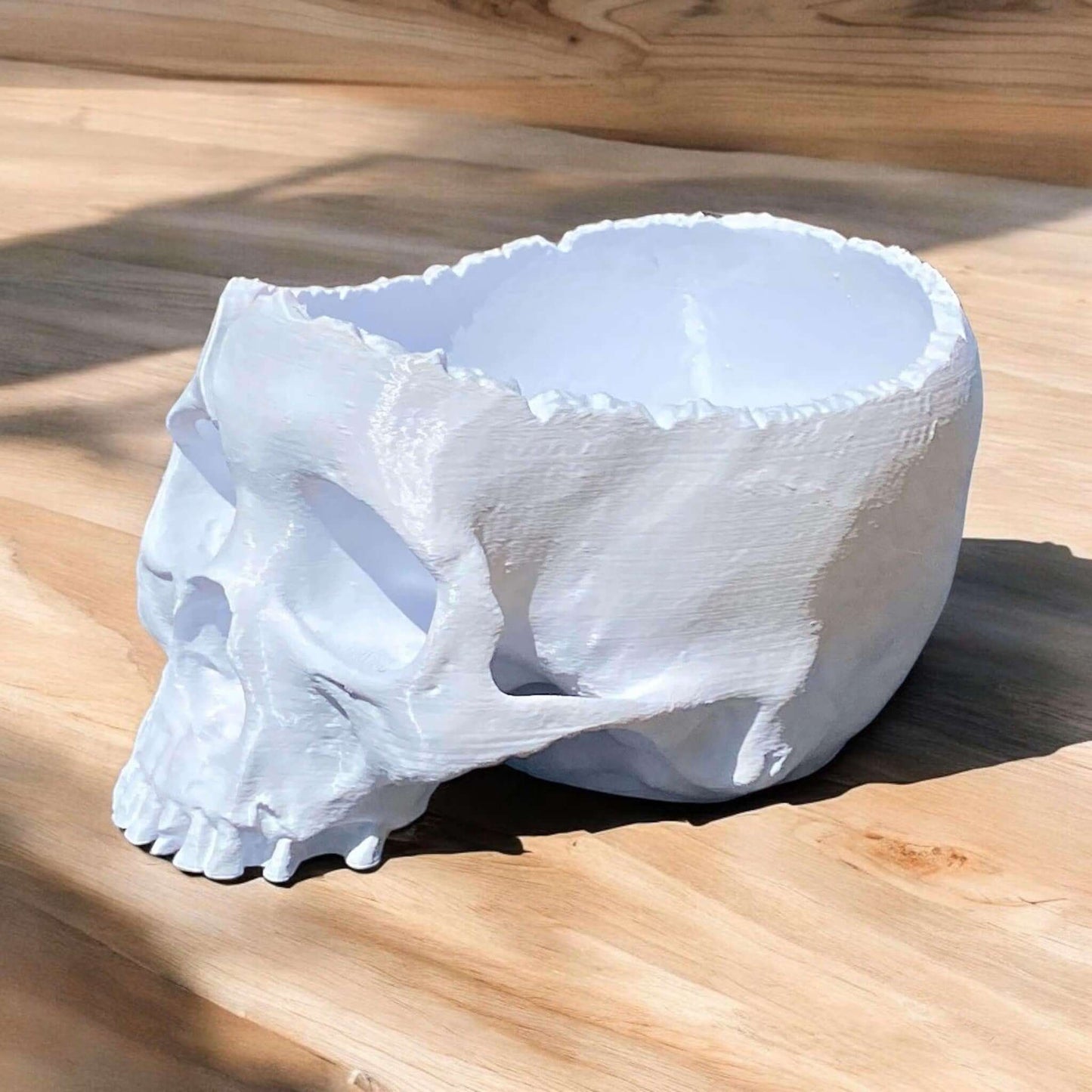 Gothic Skull Yarn Holder - 3D Printed