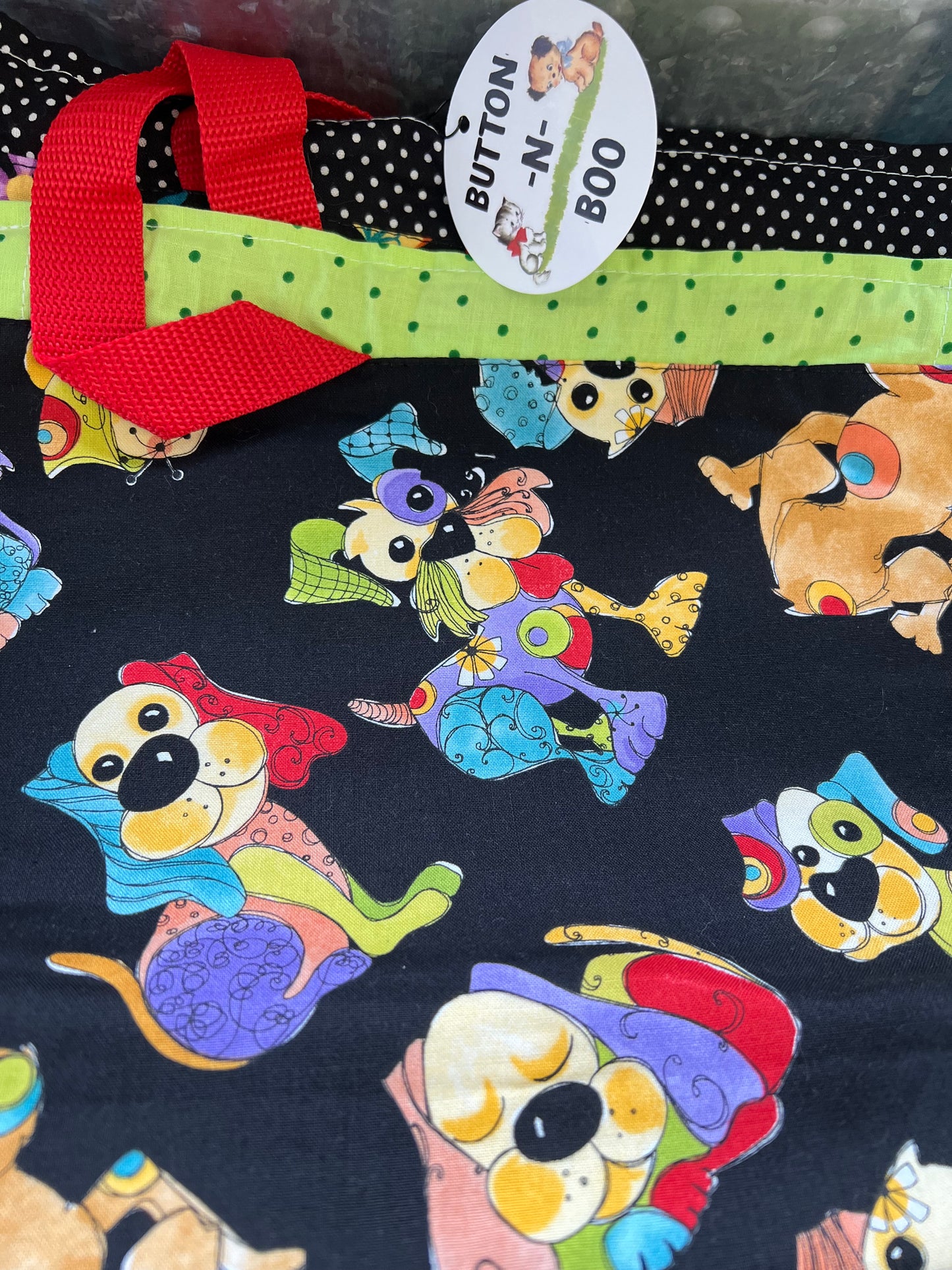 Button -N- Boo Project bags