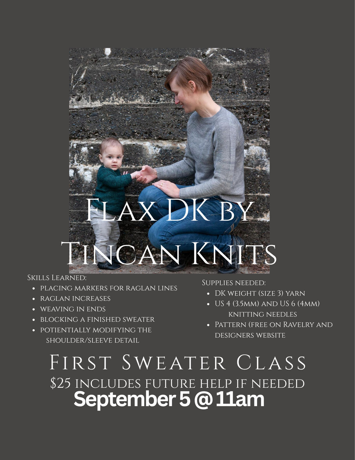 First Sweater Class