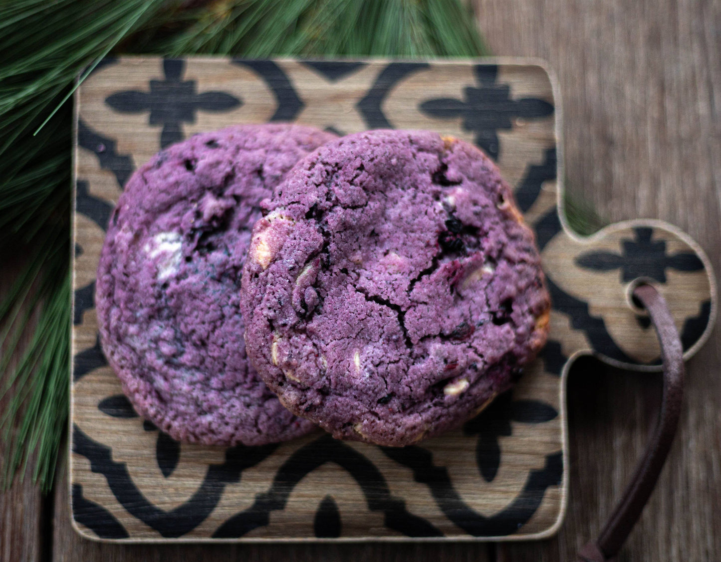 Huckleberry Vanilla Chip Cookie