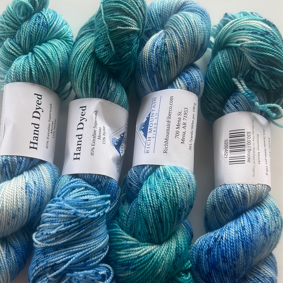 Rich Mountain Fiber Co Hand Dyed HT Fingering