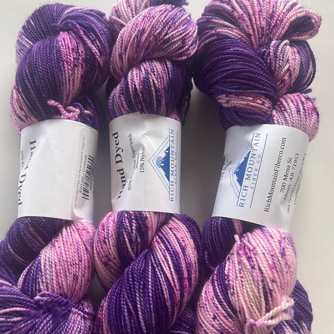 Rich Mountain Fiber Co Hand Dyed HT Fingering
