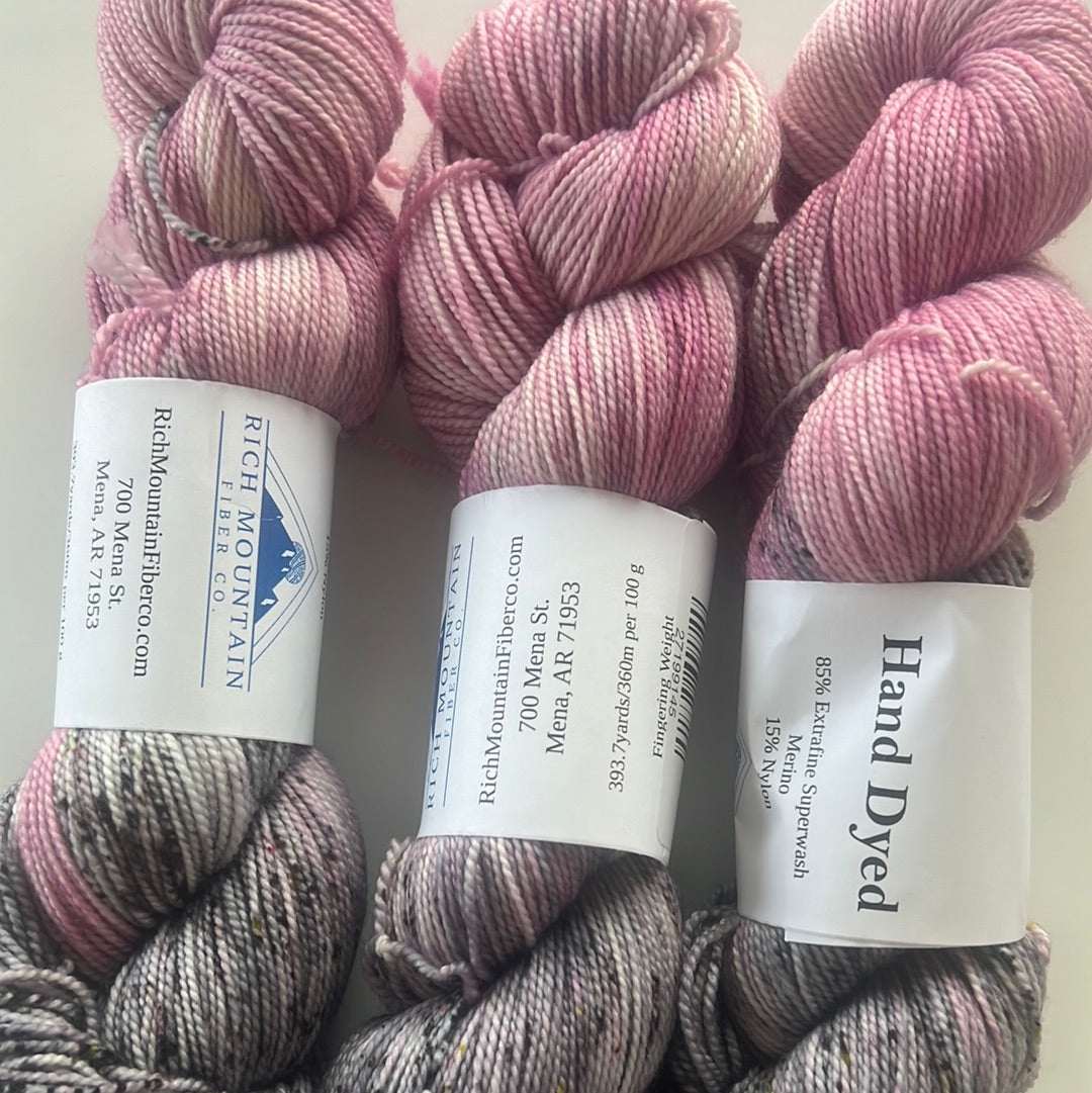 Rich Mountain Fiber Co Hand Dyed HT Fingering