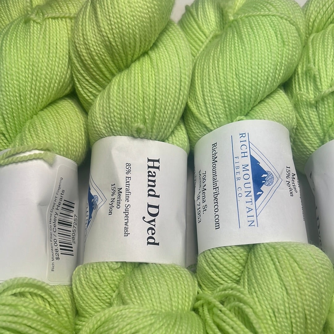 Rich Mountain Fiber Co Hand Dyed HT Fingering
