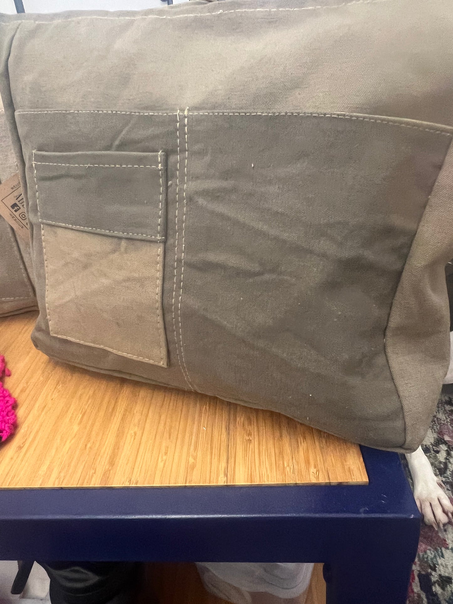 Vintage Addiction Recycled Military Tent Bag