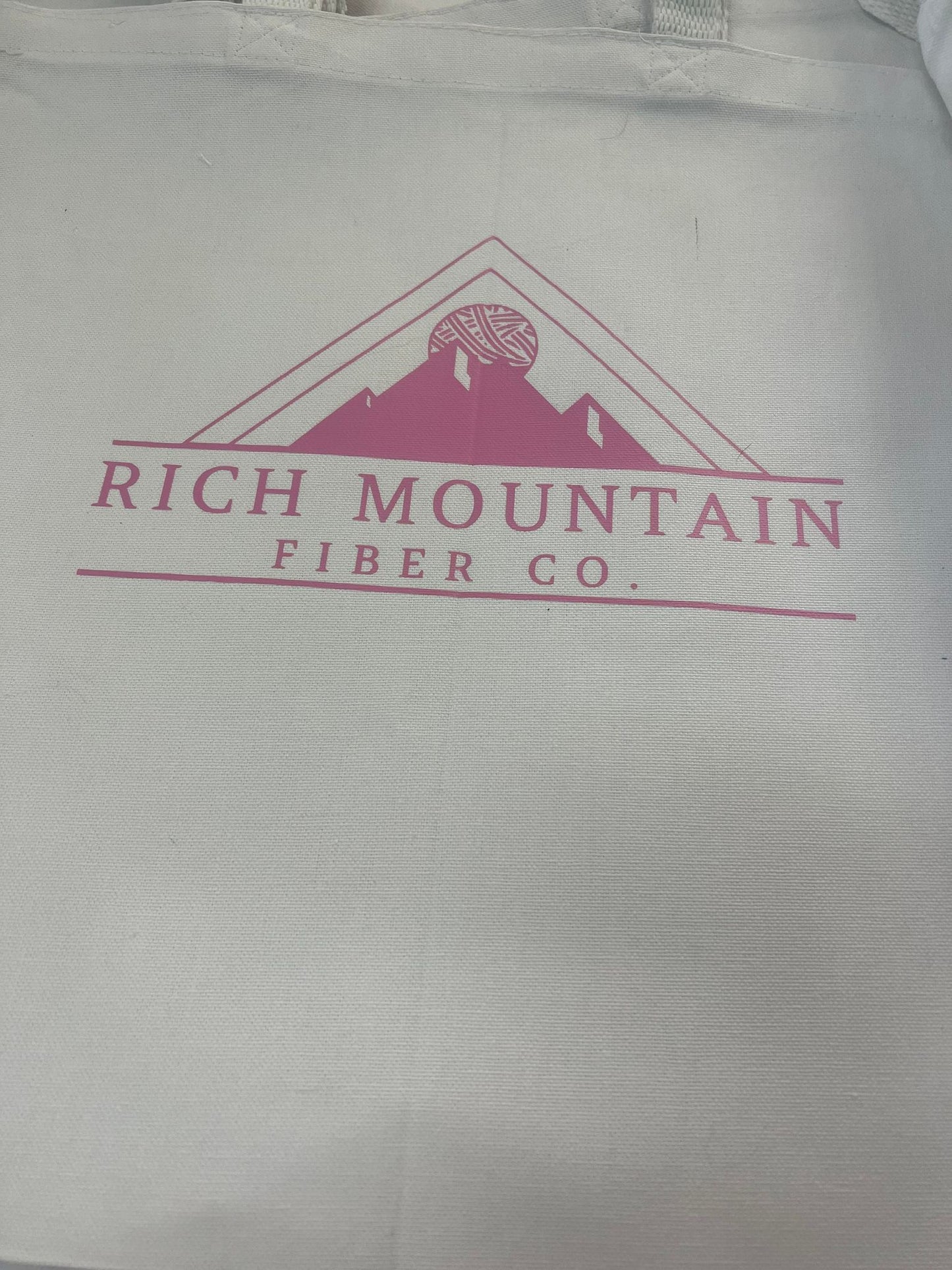 Rich Mountain Fiber Large Canvas Bag