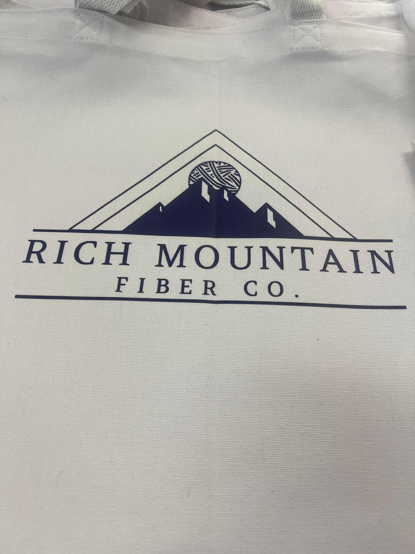 Rich Mountain Fiber Large Canvas Bag