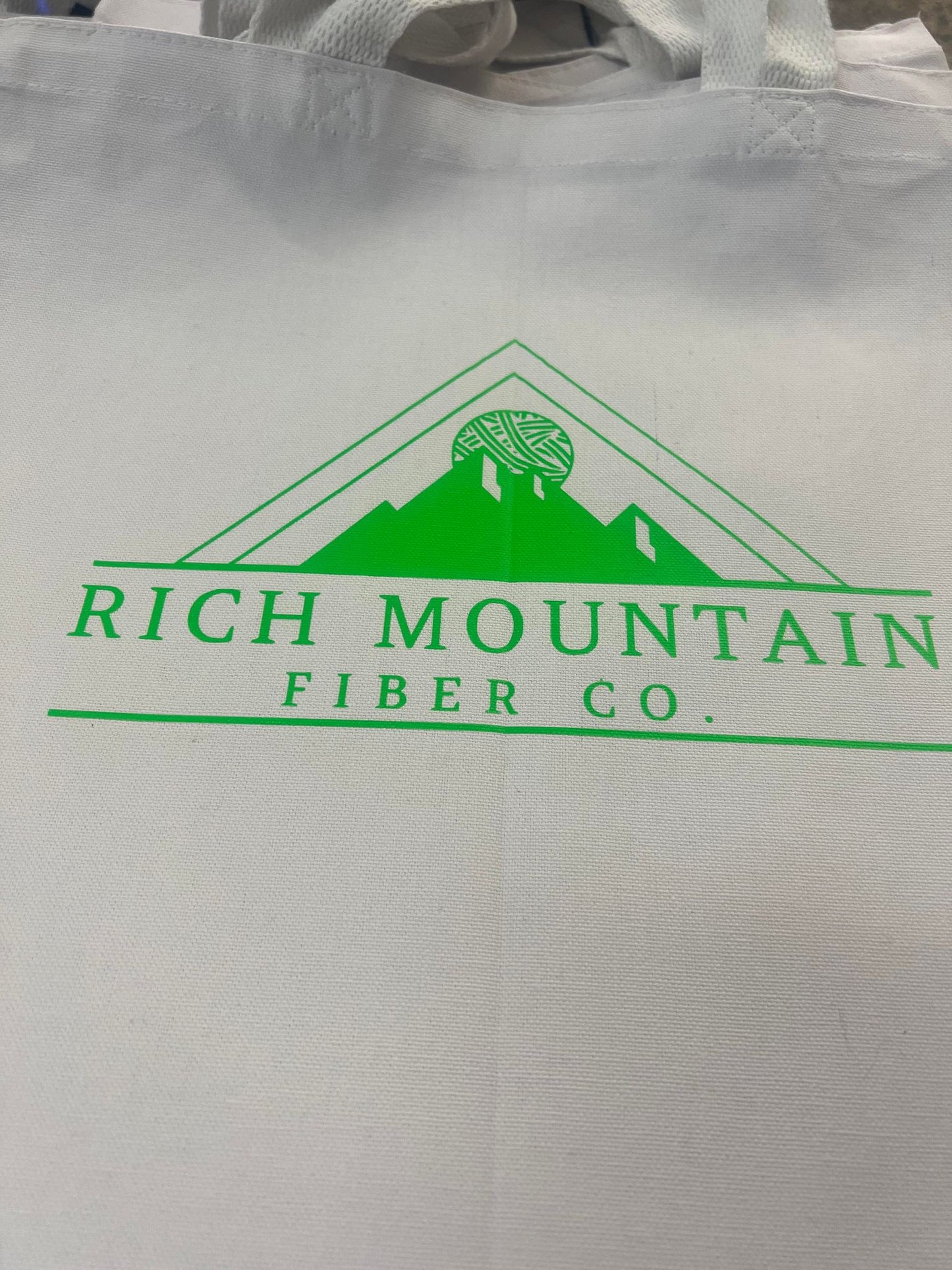 Rich Mountain Fiber Large Canvas Bag