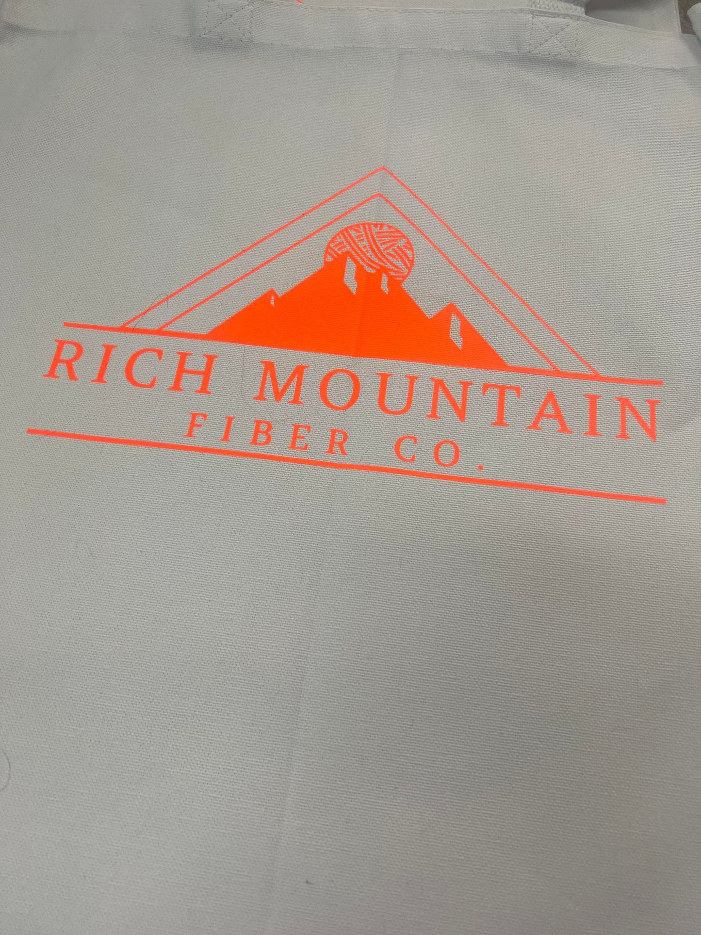 Rich Mountain Fiber Large Canvas Bag
