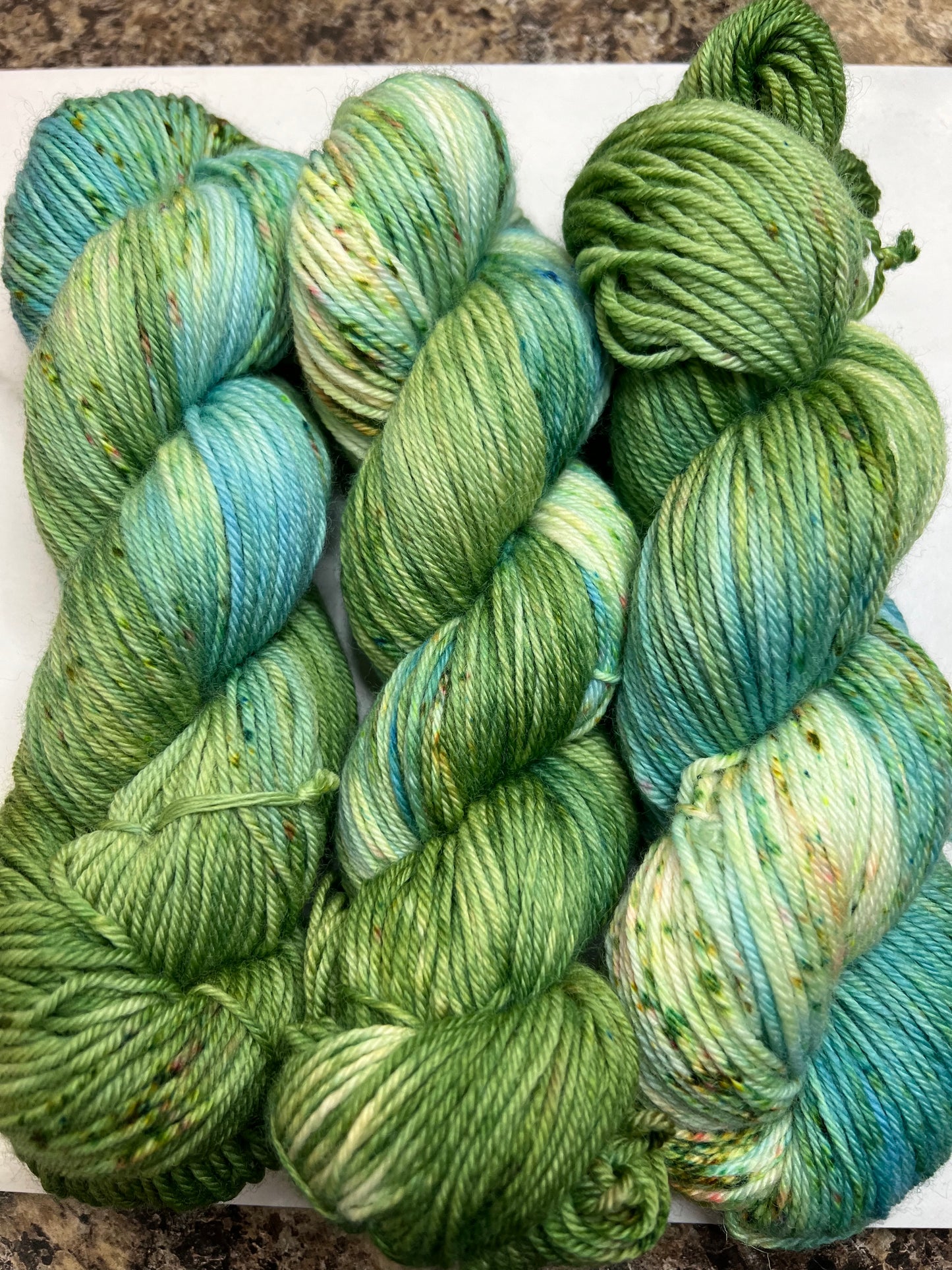 Rich Mountain Fiber Co Hand Dyed DK 100% Polwarth