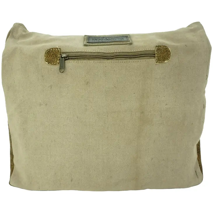 Vintage Addiction Recycled Military Tent Bag