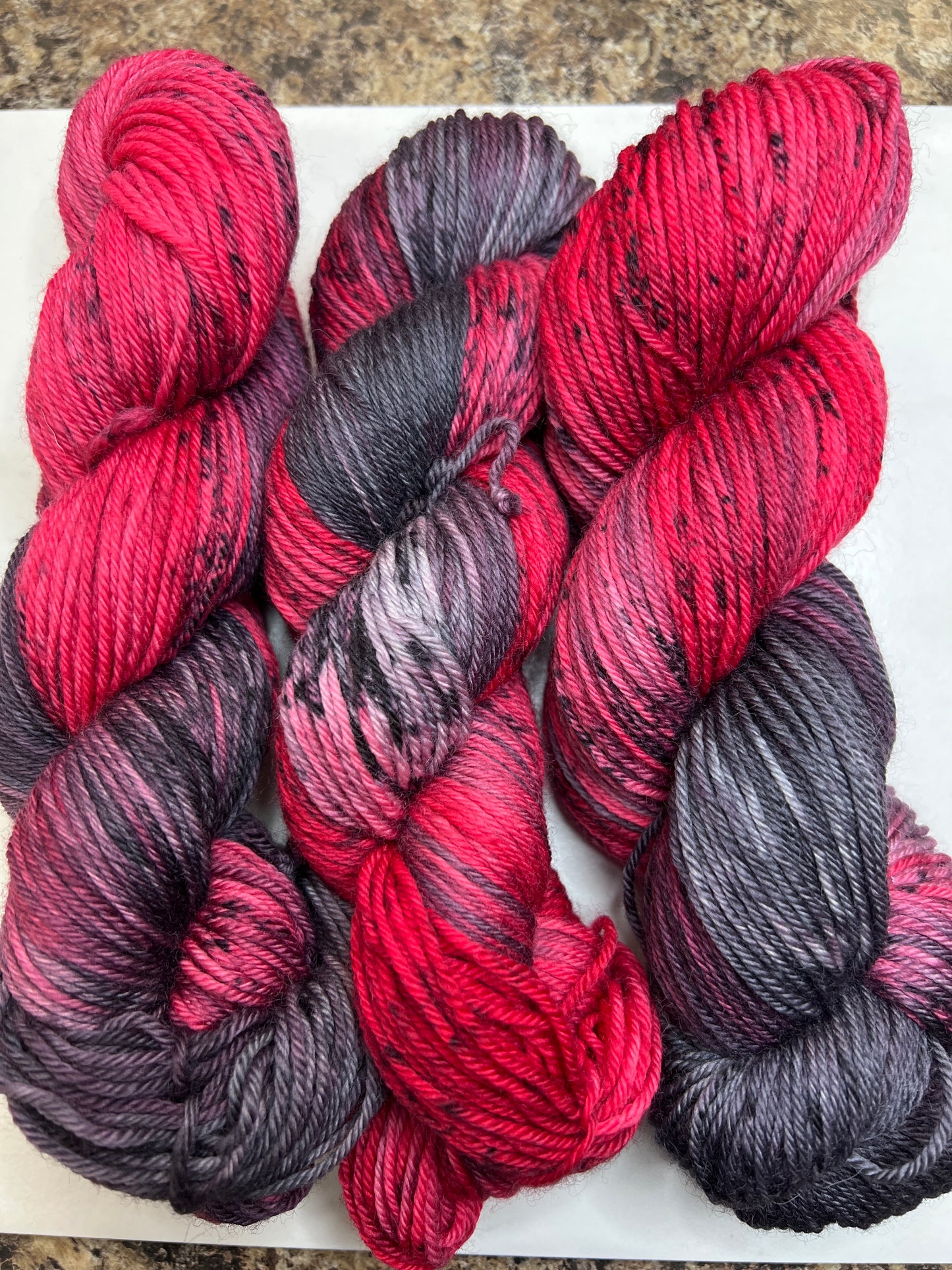 Rich Mountain Fiber Co Hand Dyed DK 100% Polwarth