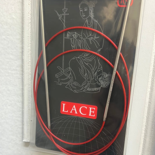 ChiaoGoo Red Lace Circular 32"