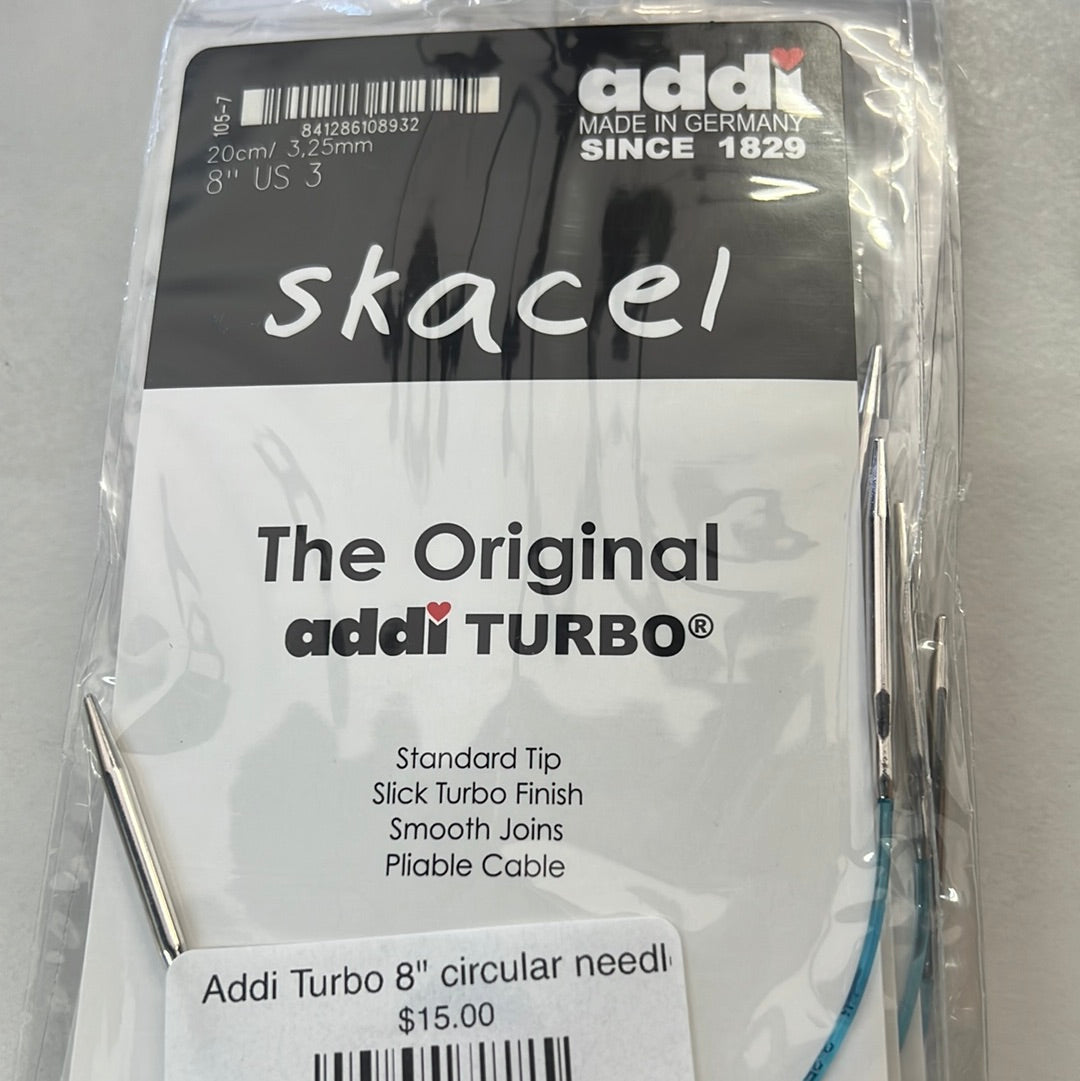 Addi Turbo 8" circular needle
