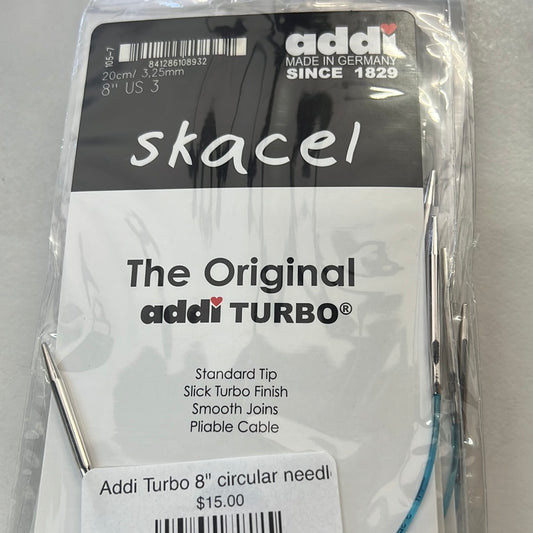 Addi Turbo 8" circular needle