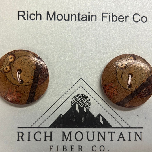 Owl buttons