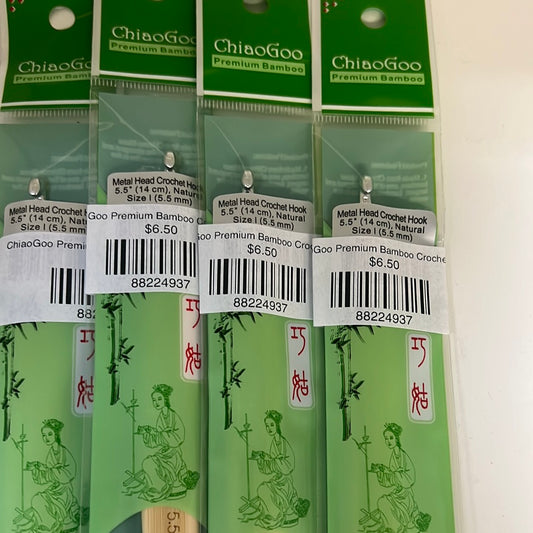 ChiaoGoo Premium Bamboo Crochet Hook