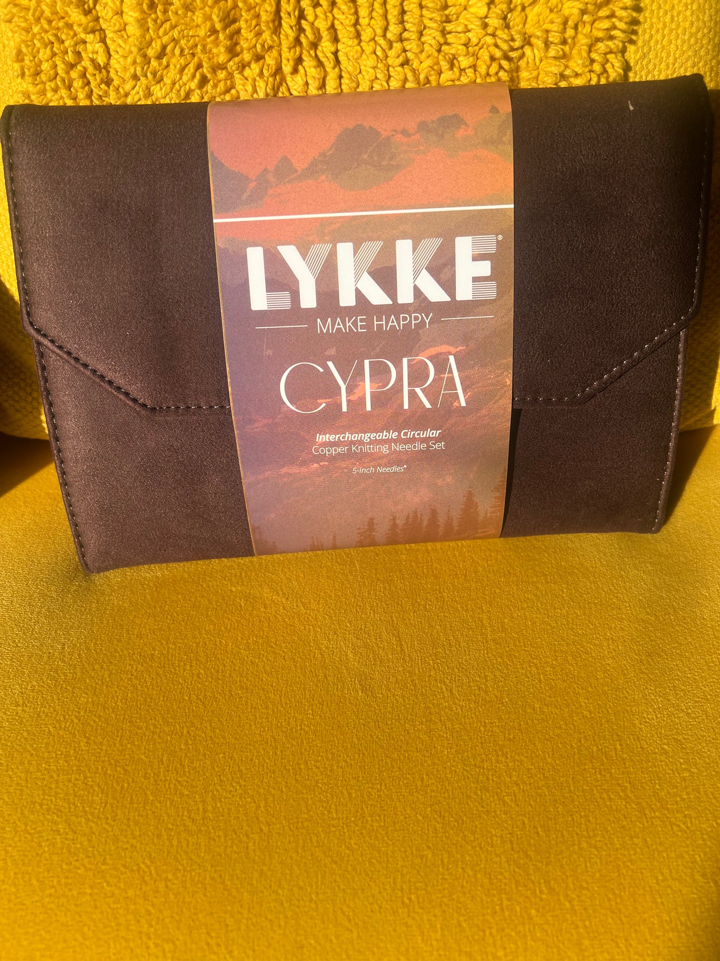 Lykke Cypra Interchangeable Circular Copper Knitting Needle Set 5"
