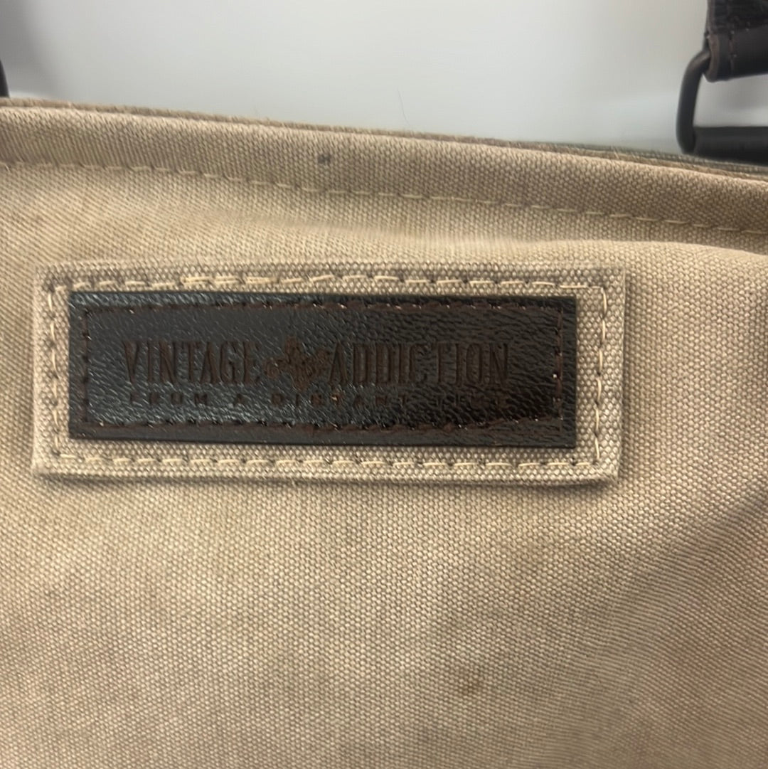 Vintage Addiction Recycled Military Tent Bag