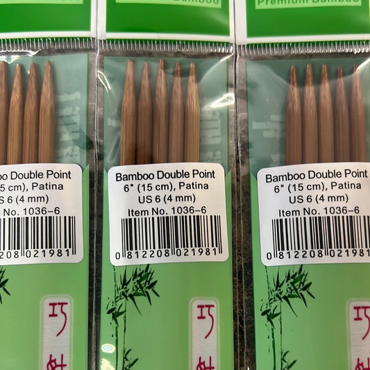 ChiaGoo Bamboo Double Pointed Needles 6"