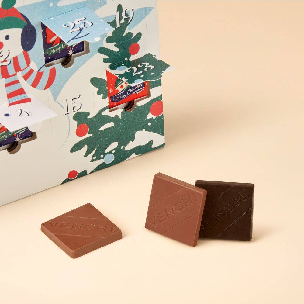 Assorted Christmas Chocolate Mini Squares - Holiday Candy