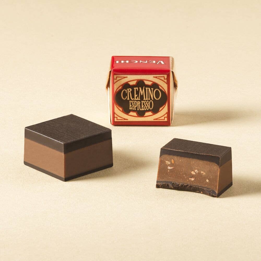 7-Blend Espresso Dark Chocolate Cube - Italian Gourmet Candy