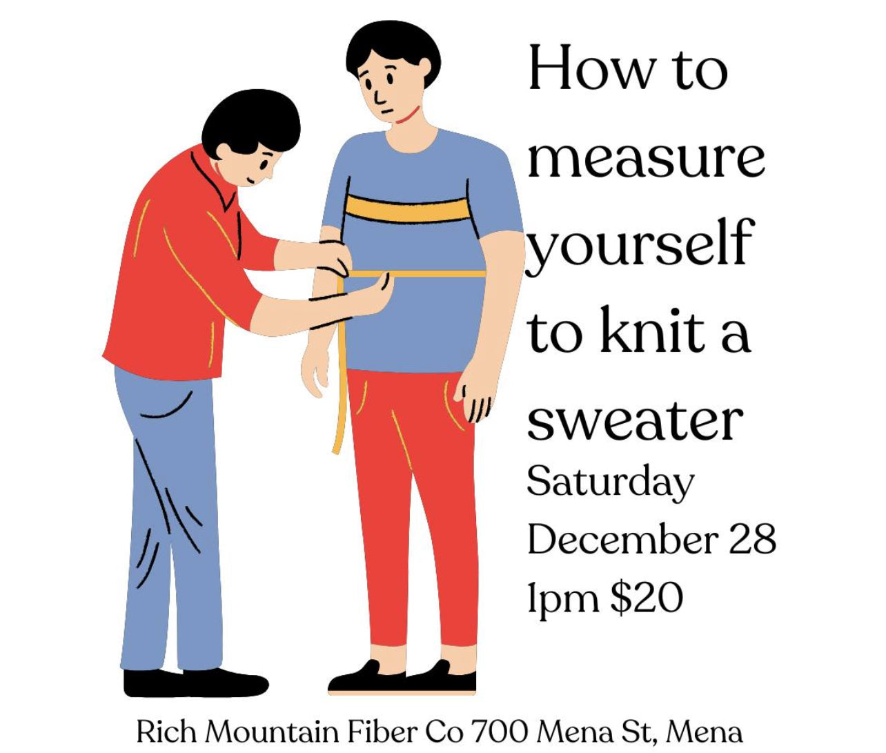 Measure Yourself For Sweater