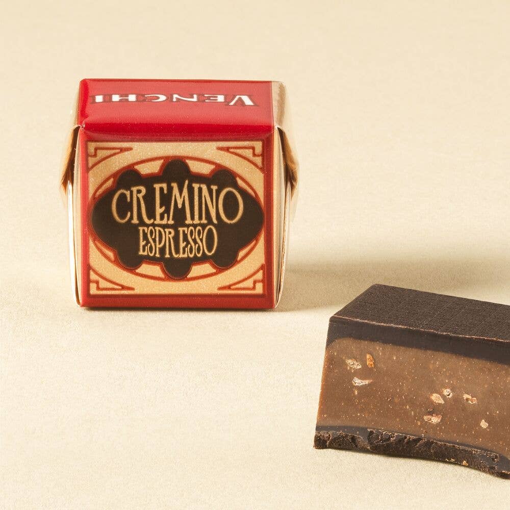 7-Blend Espresso Dark Chocolate Cube - Italian Gourmet Candy