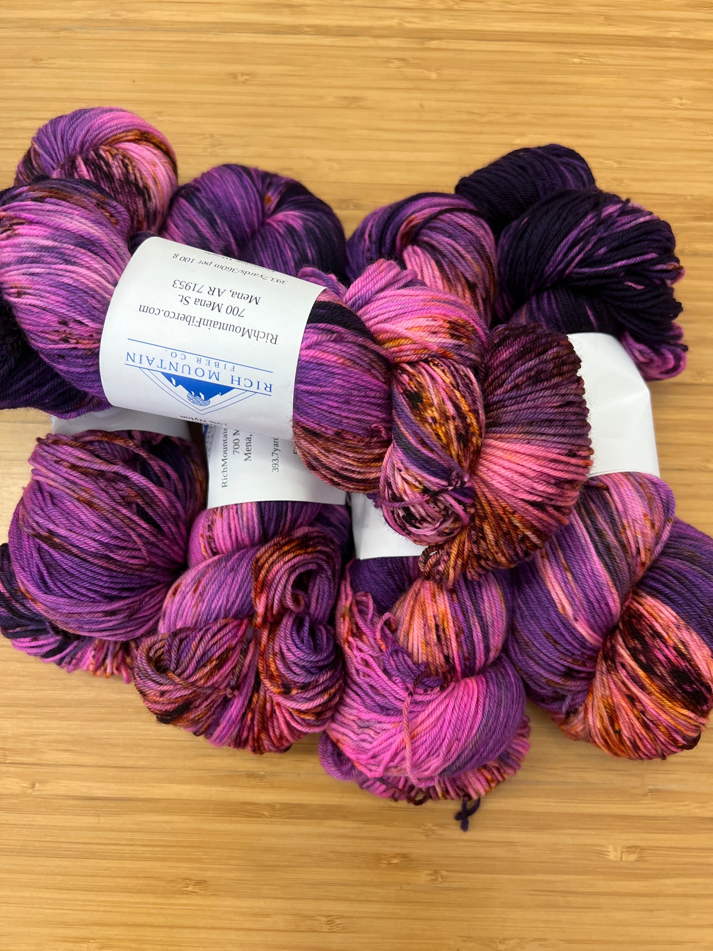 Rich Mountain Fiber Co 85/15 Fingering weight 4ply