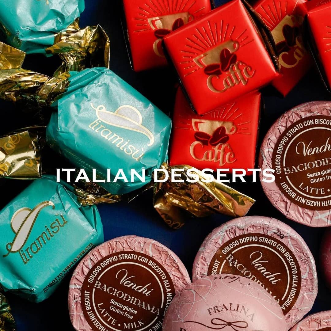 7-Blend Espresso Dark Chocolate Cube - Italian Gourmet Candy