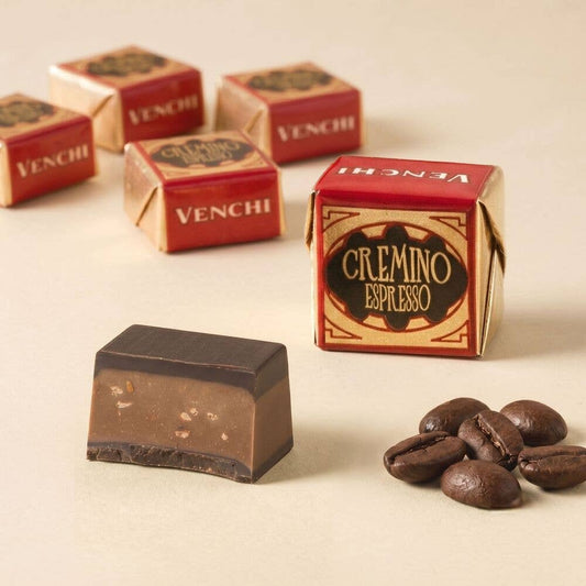 7-Blend Espresso Dark Chocolate Cube - Italian Gourmet Candy