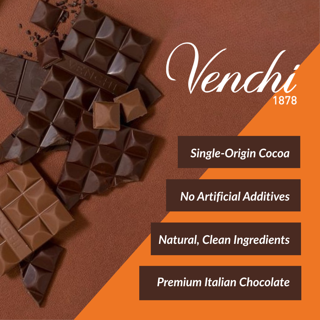 7-Blend Espresso Dark Chocolate Cube - Italian Gourmet Candy