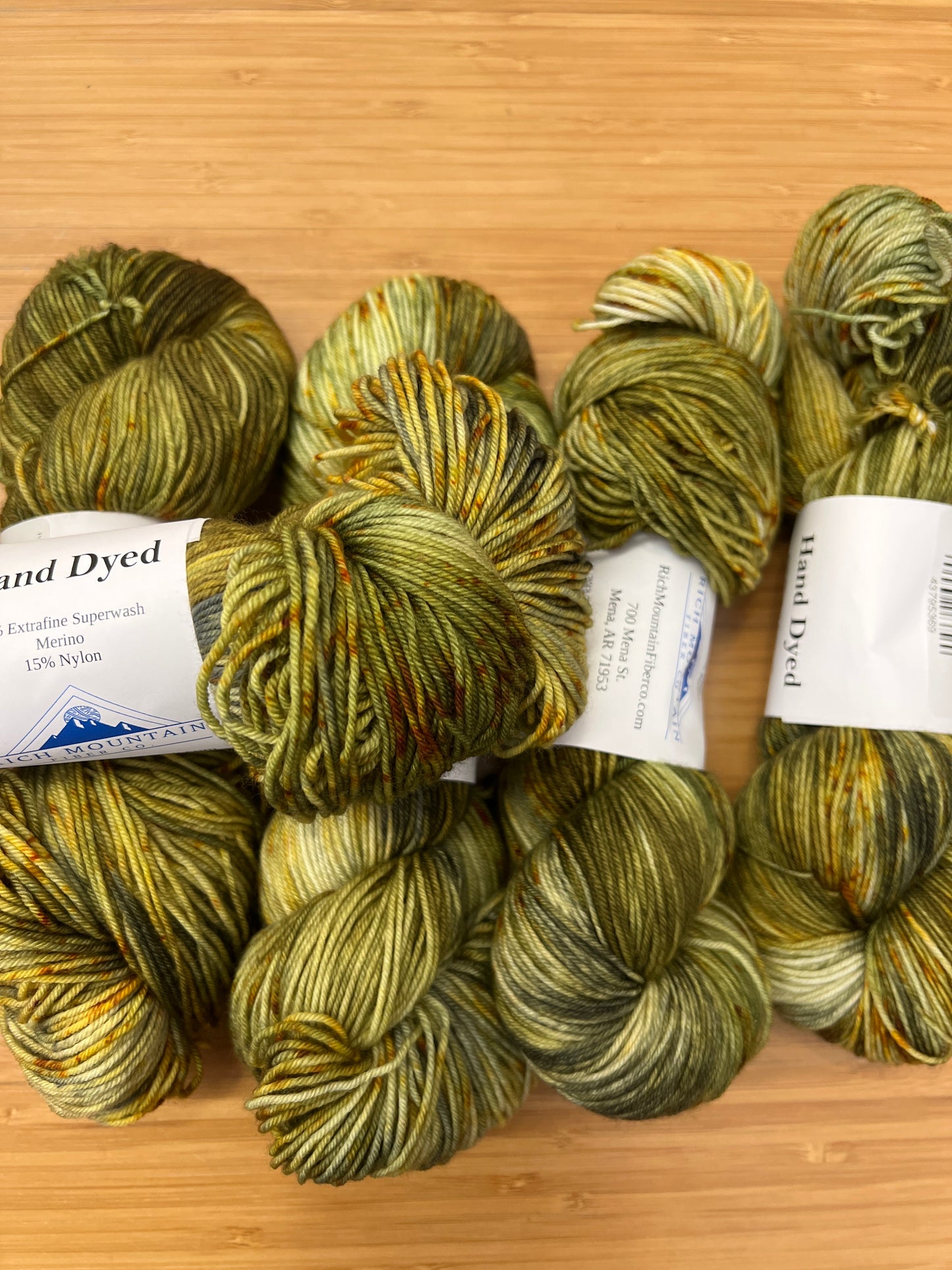 Rich Mountain Fiber Co 85/15 Fingering weight 4ply