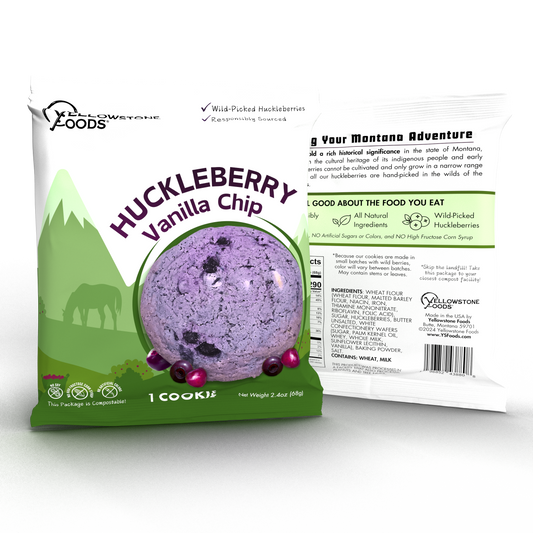 Huckleberry Vanilla Chip Cookie