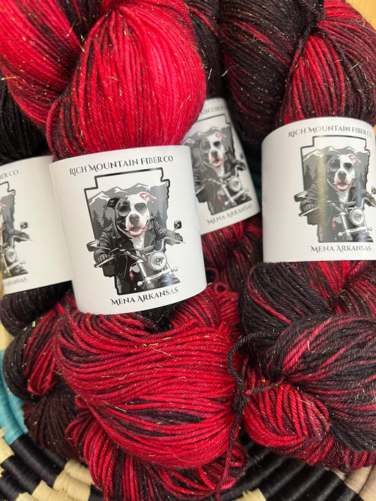 80/15/5 SW Merino/Nylon/Gold Stellina