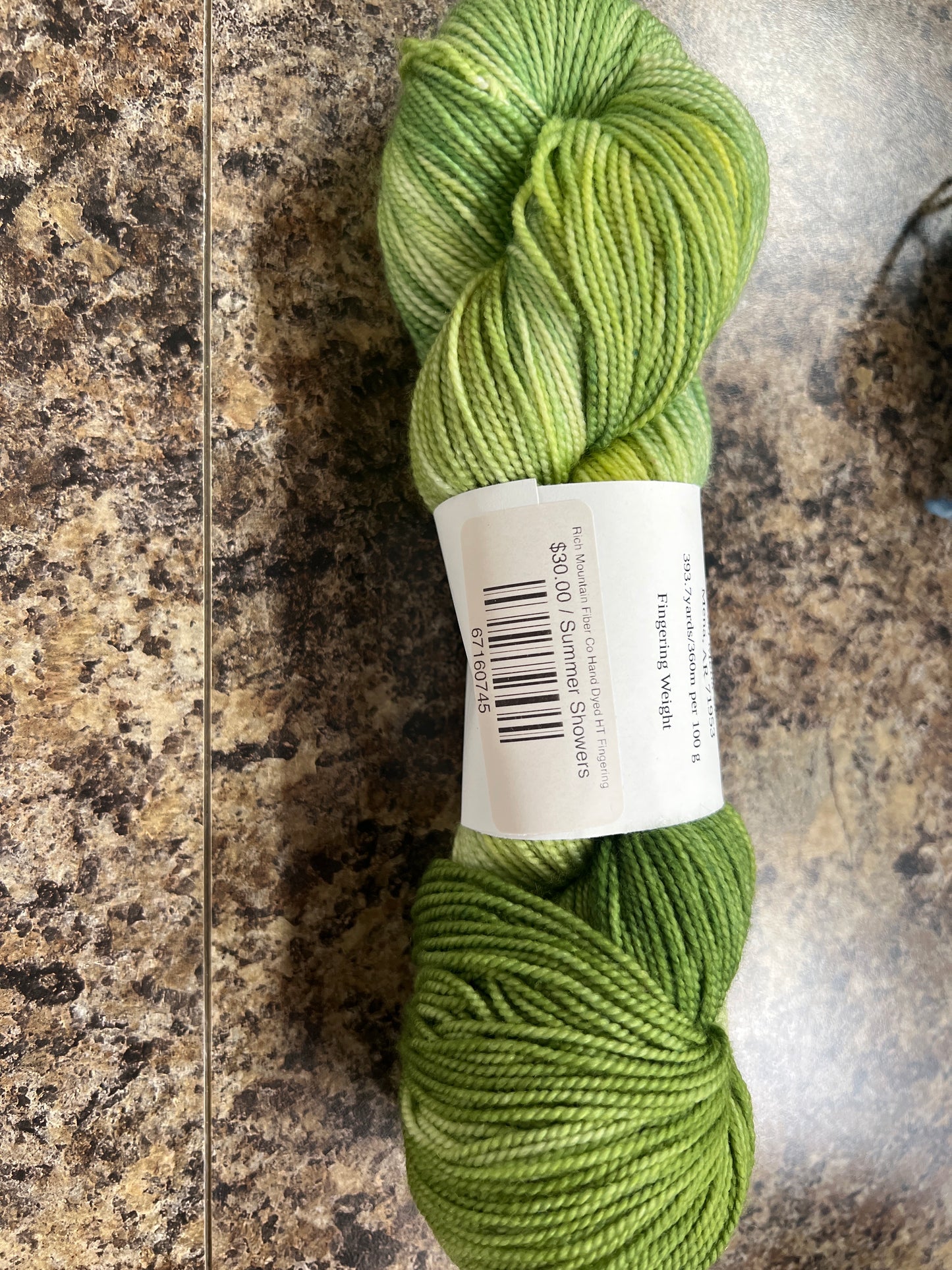 Rich Mountain Fiber Co Hand Dyed HT Fingering