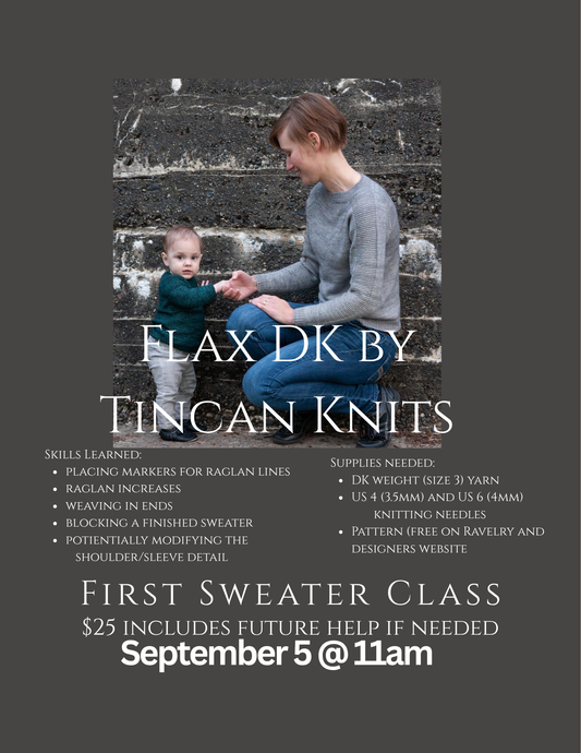 First Sweater Class