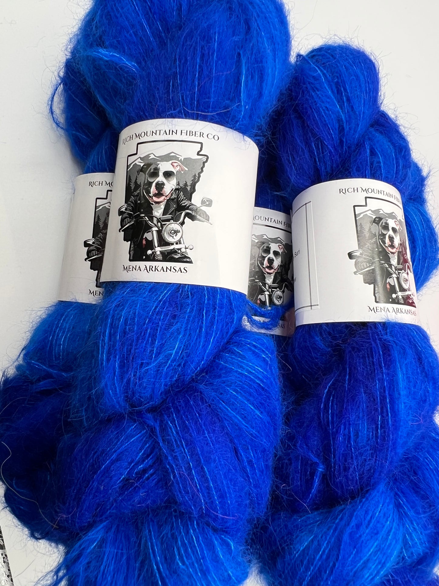 Rich Mountain Fiber Co Brushed Suri Alpaca 75% Mulberry Silk 25%