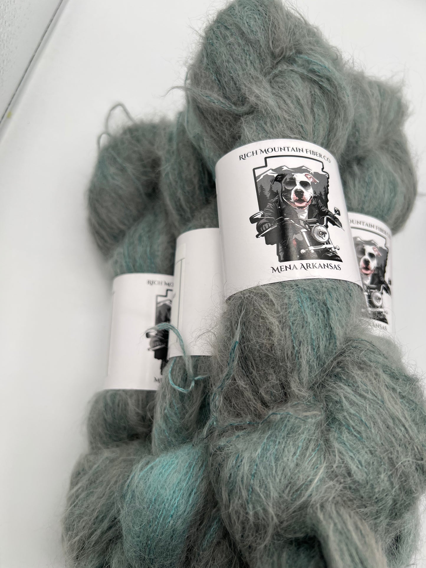 Rich Mountain Fiber Co Brushed Suri Alpaca 75% Mulberry Silk 25%