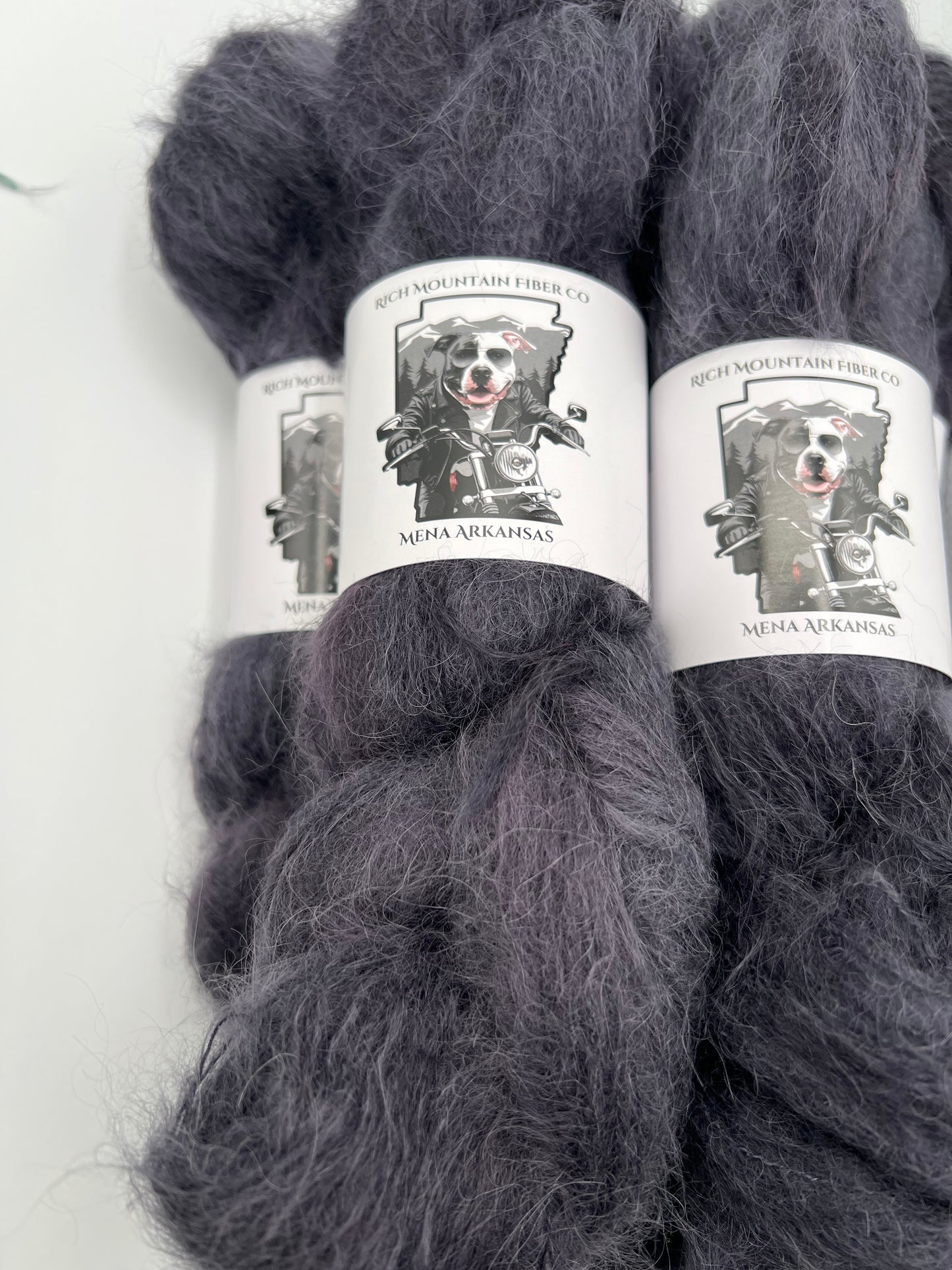 Rich Mountain Fiber Co Brushed Suri Alpaca 75% Mulberry Silk 25%