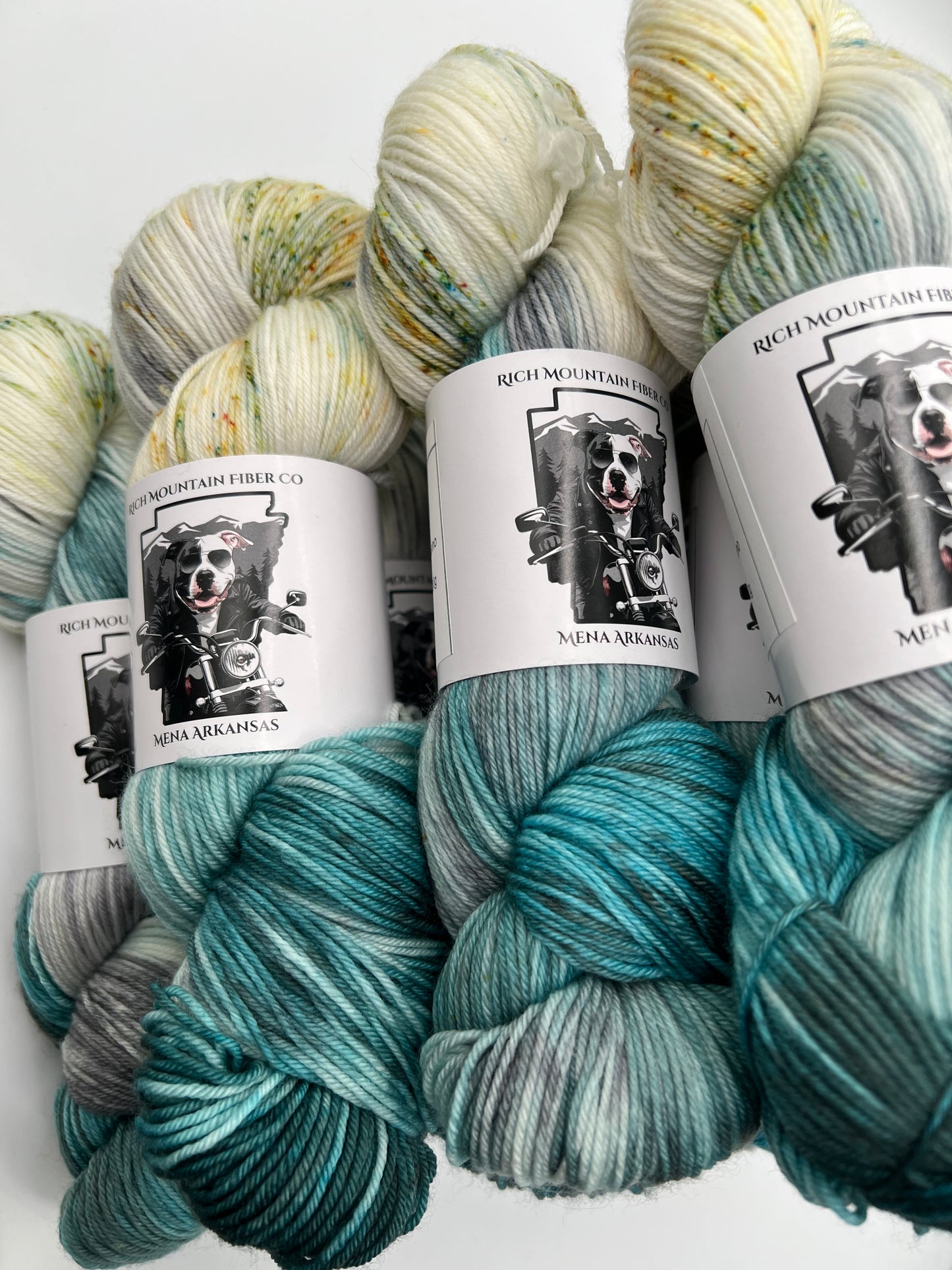 Rich Mountain Fiber Co 85/15 Fingering weight 4ply