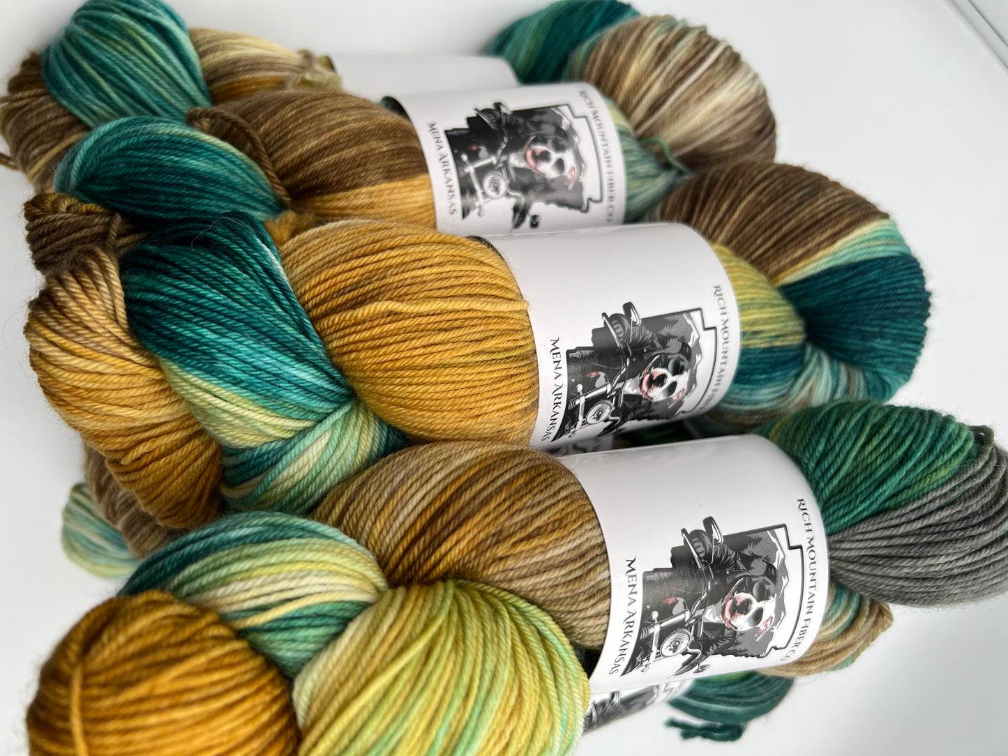 Rich Mountain Fiber Co 85/15 Fingering weight 4ply