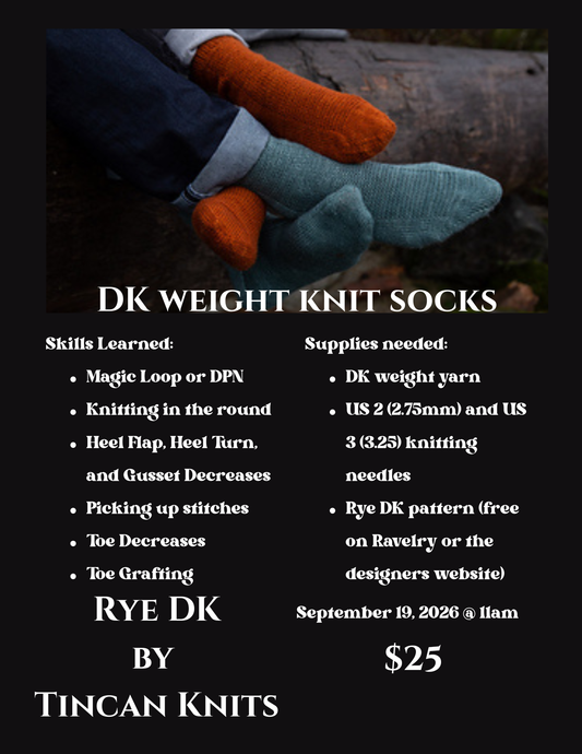 DK weight Socks