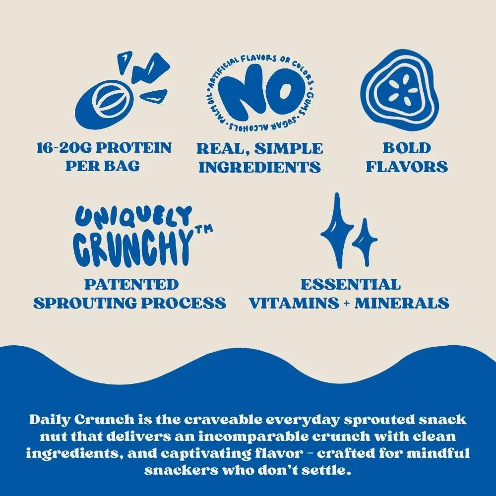Daily Crunch Sweet & Spicy Sichuan Cashew | Resealable Snack