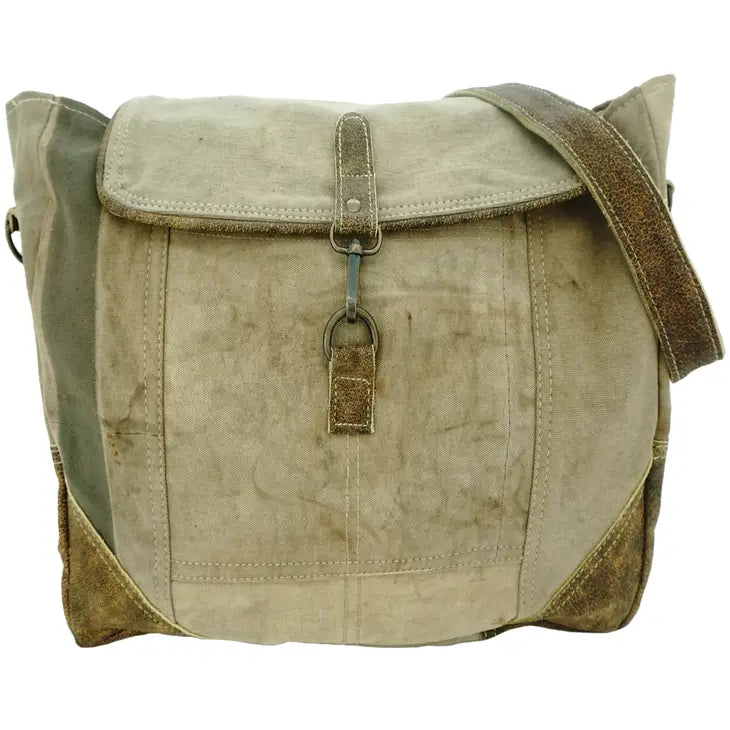 Vintage Addiction Recycled Military Tent Bag