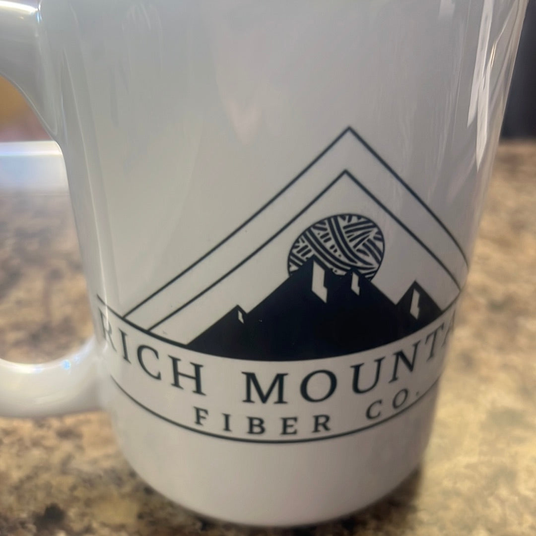 Rich Mountain Fiber Co coffee mug