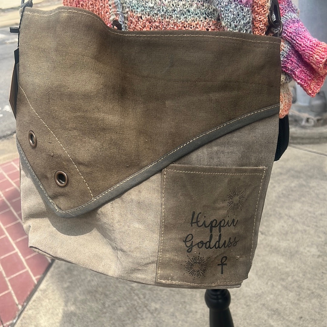 Recycled Military Bags ~ Repurposed Military Tent and Tarp Canvas Bags